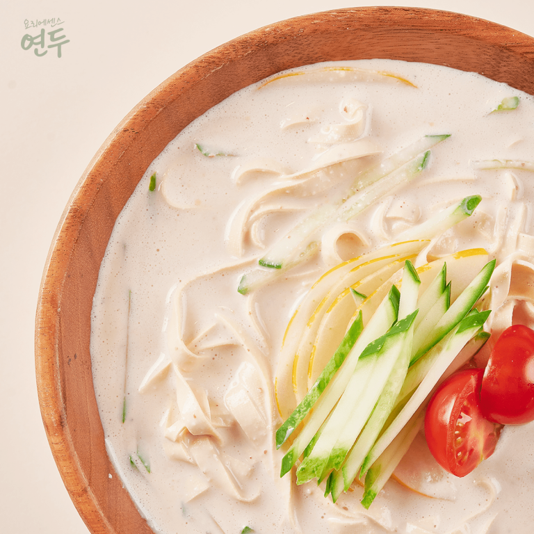 [연두레시피] 한여름의 콩국수 요리도 연두와 함께