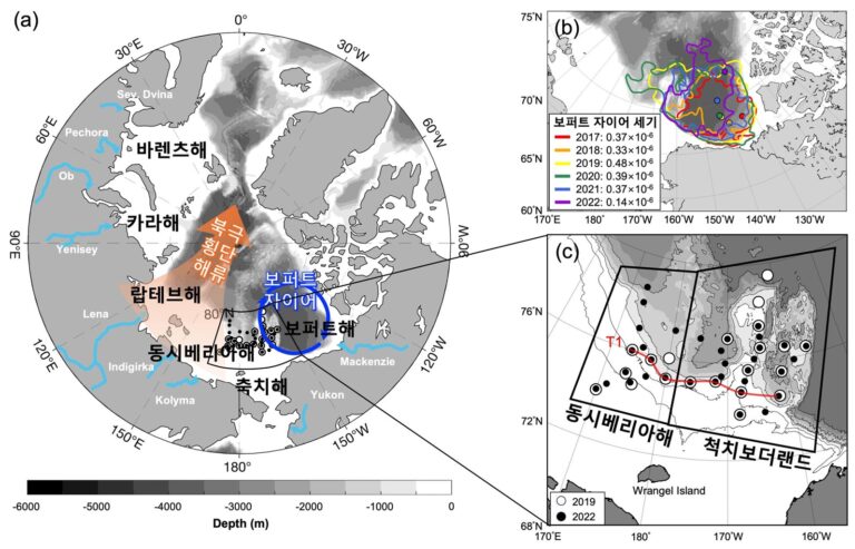 시베리아 ‘흙탕물’ 북극해로 확산…기후변화가 바꾼 해류의 경로